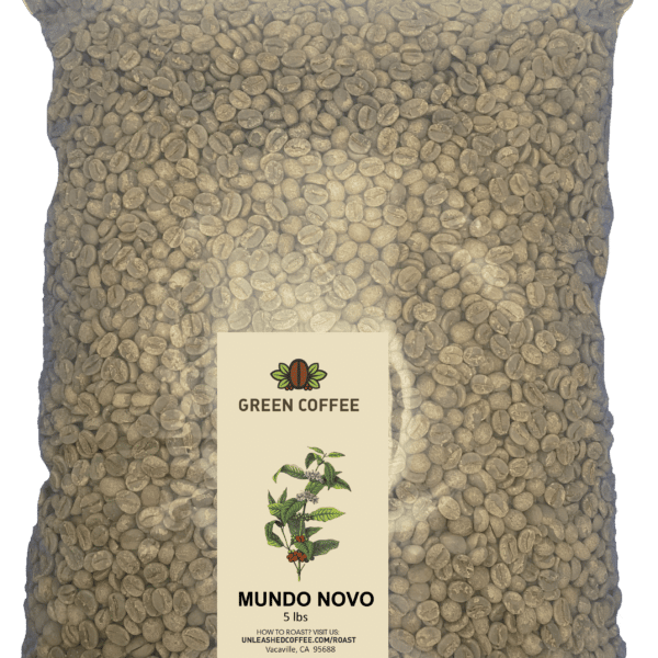 Unleashed Coffee: Mundo Novo, Brazilian Green Whole Bean Coffee